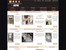 Tablet Screenshot of accentbuildingproducts.com
